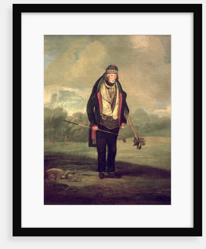 Caddie Willie at Bruntsfield, Edinburgh, 1824 by C.H Robertson