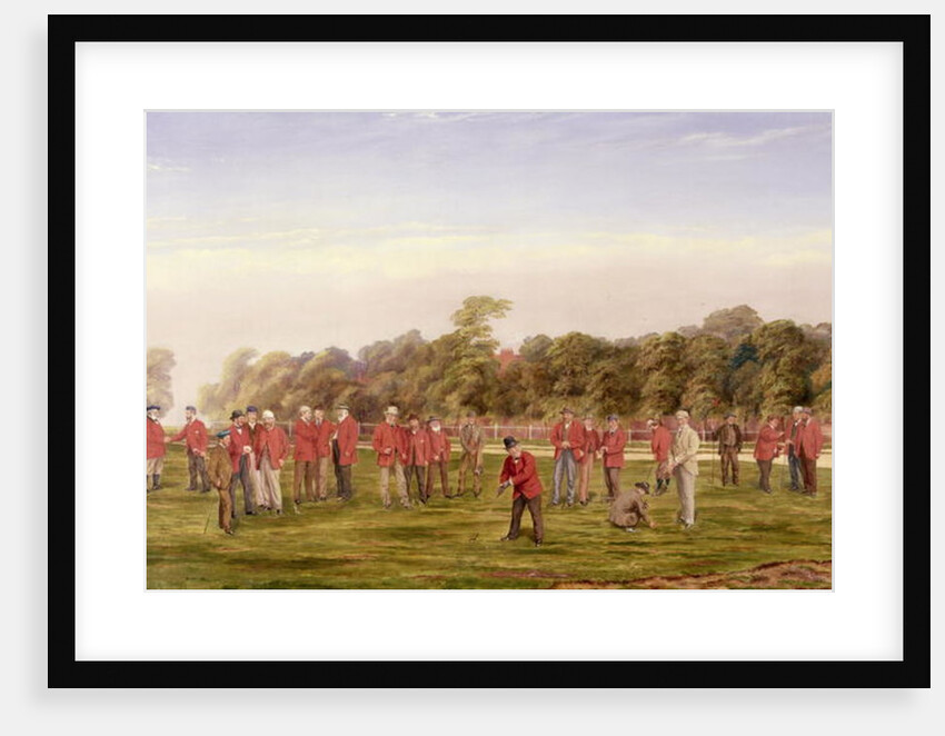 Golf at Blackheath, 1875 by Francis Powell
