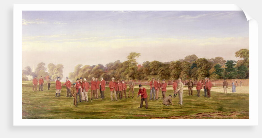 Golf at Blackheath, 1875 by Francis Powell