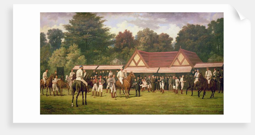Polo at Hurlingham, 1890 by Henry Jamyn Brooks