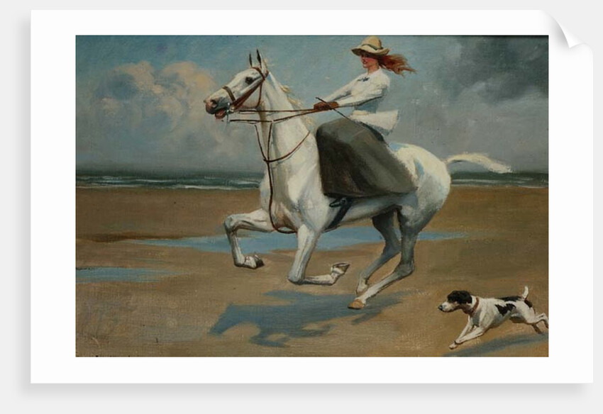 Riding on the Strand by Frank P. Stonelake