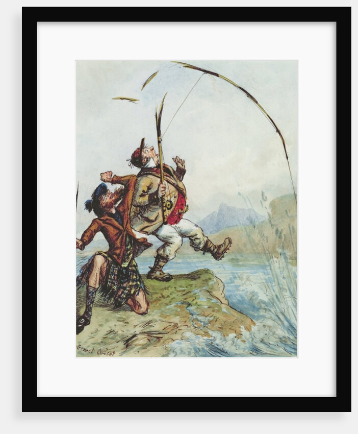 Mr Lovejoy's Holiday Trip to the Highlands Salmon Trout Fishing by Ernest Henry Griset