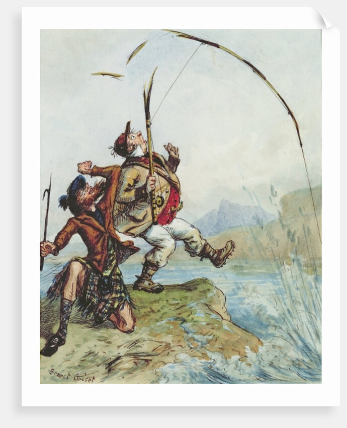 Mr Lovejoy's Holiday Trip to the Highlands Salmon Trout Fishing by Ernest Henry Griset