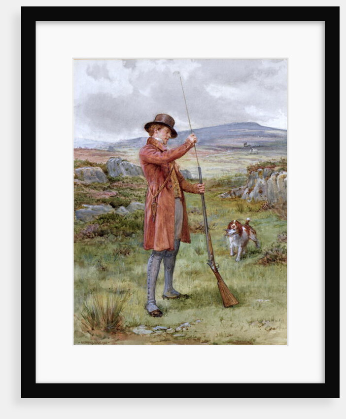 Loading the Gun, 1903 by George Goodwin Kilburne