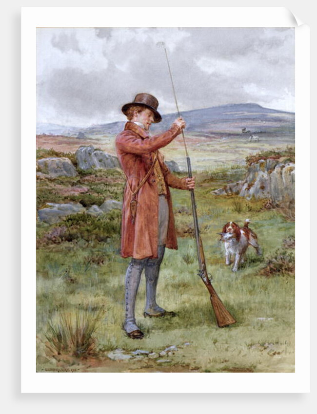 Loading the Gun, 1903 by George Goodwin Kilburne