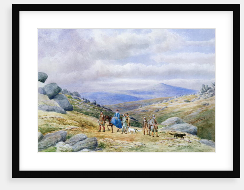 A Shooting Party in the Highlands, 1868 by School Scottish