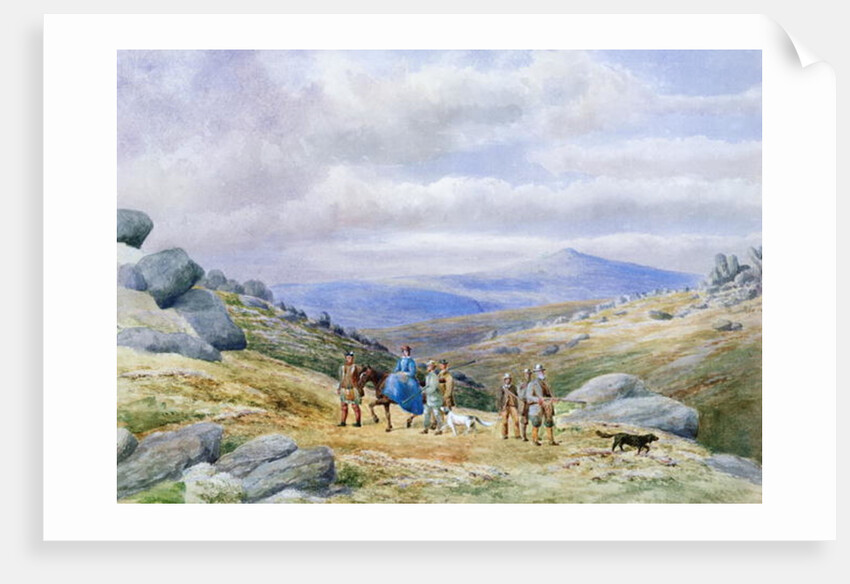 A Shooting Party in the Highlands, 1868 by School Scottish