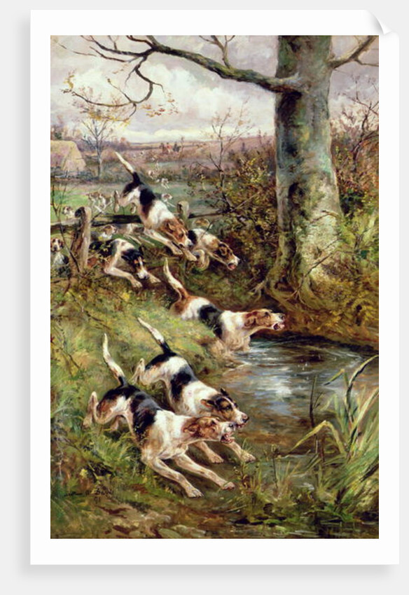 Full Cry, 1891 by Arthur Alfred Davis