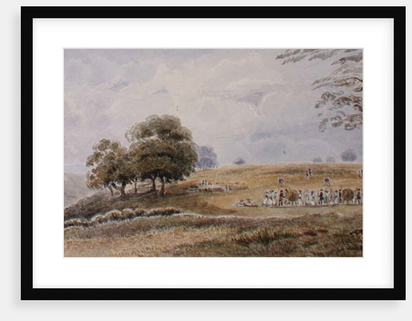 Landscape with Women Archers by English School