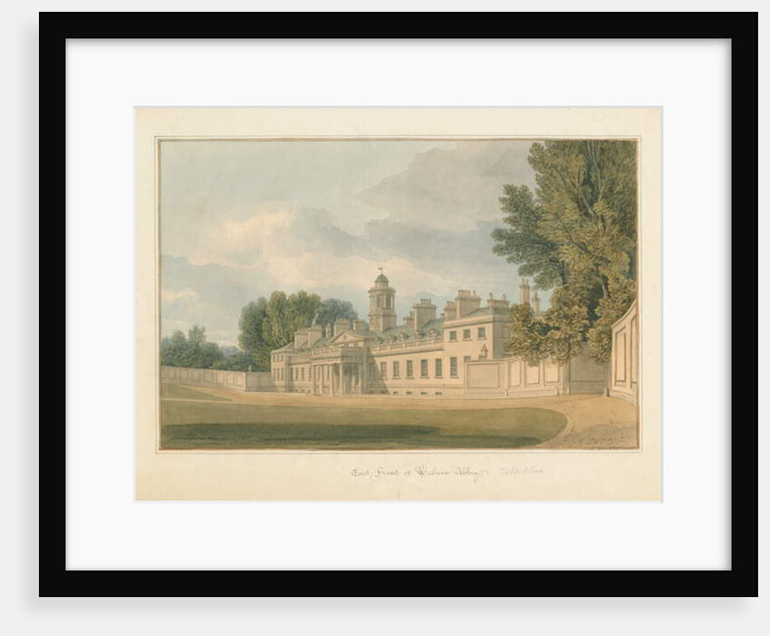 Bedfordshire - Woburn Abbey, 1824 by John Chessell Buckler