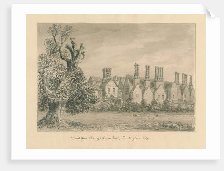 Buckinghamshire - Chenies Hall by John Buckler