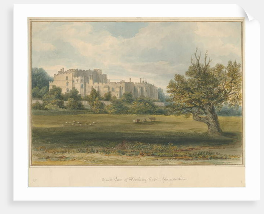 Gloucestershire - Berkeley Castle, 1822 by John Buckler