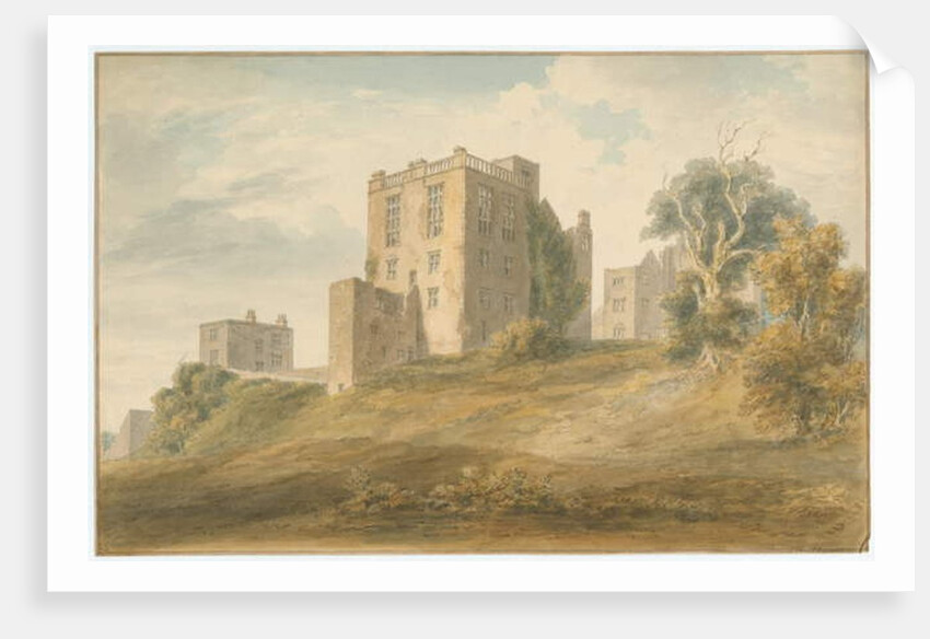 Derbyshire - Hardwick Hall [Old] - Remains, 1813 by John Buckler