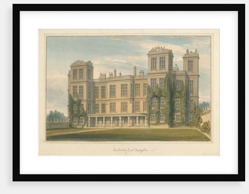Derbyshire - Hardwick Hall [New], 1813 by John Buckler
