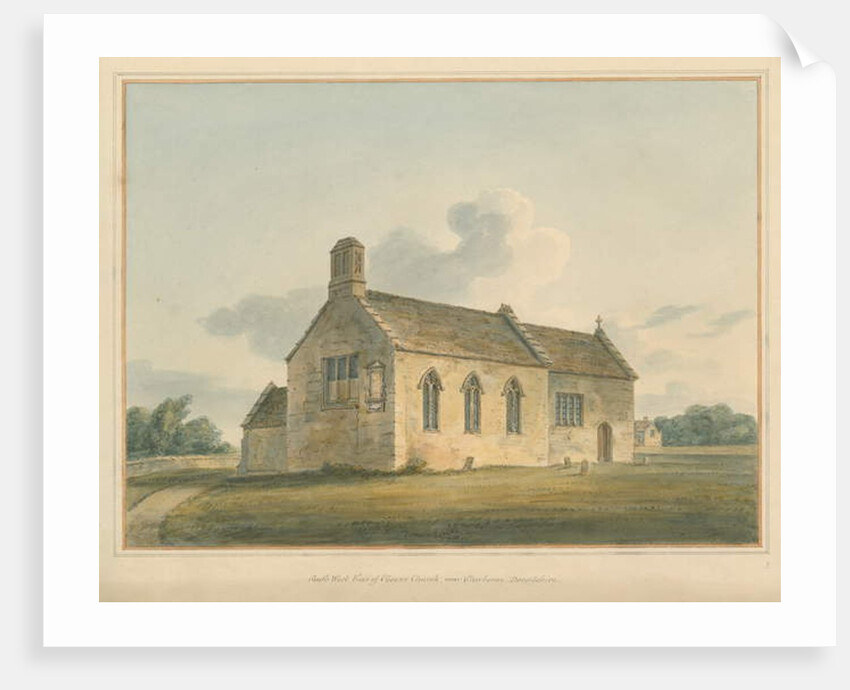 Dorset - Chorne Church, 1802 by John Buckler