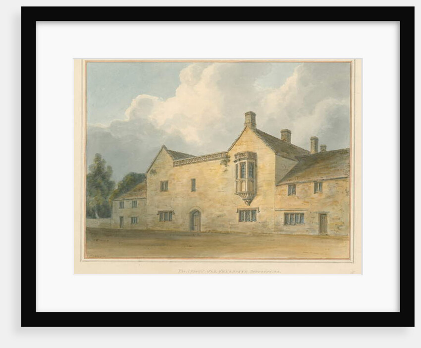 Dorset - Sherborne - The Abbot's See, 1802 by John Buckler