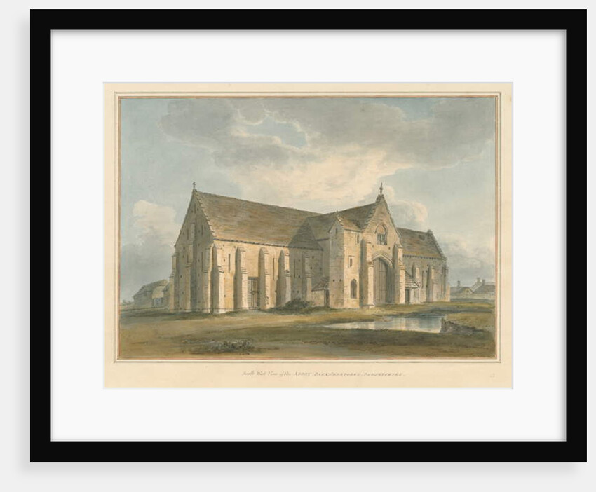 Dorset - Sherborne - The Abbey Barn, 1802 by John Buckler