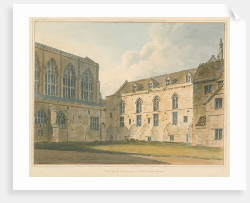 Dorset - Sherborne Abbey, 1802 by John Buckler