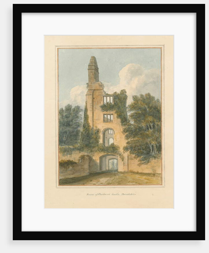 Dorset - Sherborne - Ruins of Castle, 1802 by John Buckler