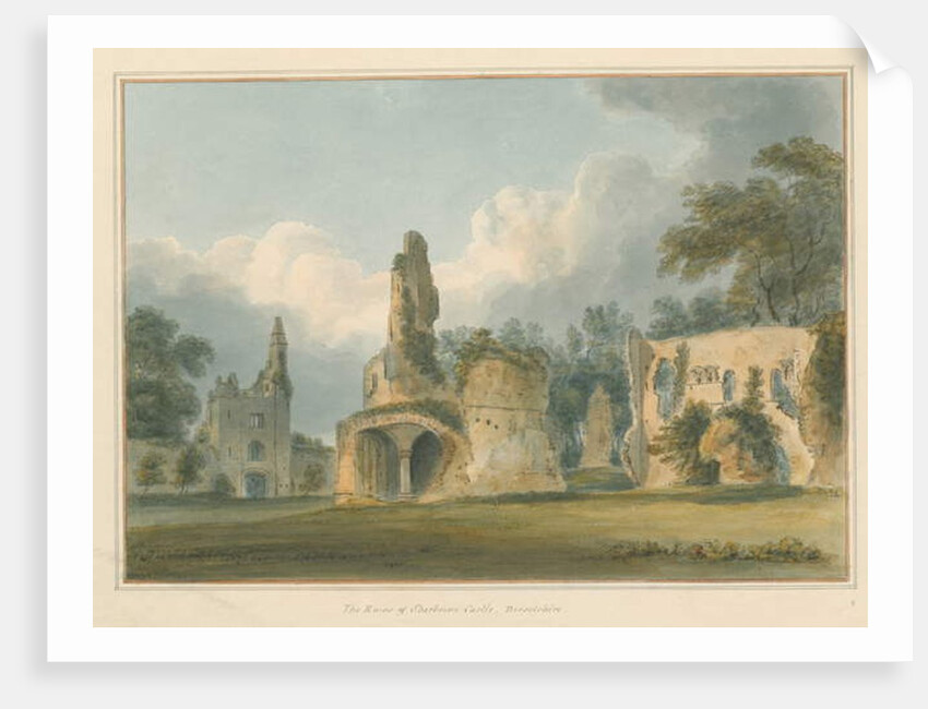 Dorset - Sherborne - Ruins of Castle, 1802 by John Buckler