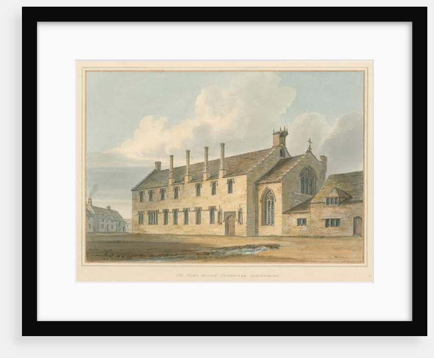 Dorset - Sherborne - The Alms House, 1802 by John Buckler
