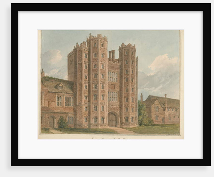 Essex - Layer Marney Hall, 1825 by John Chessell Buckler
