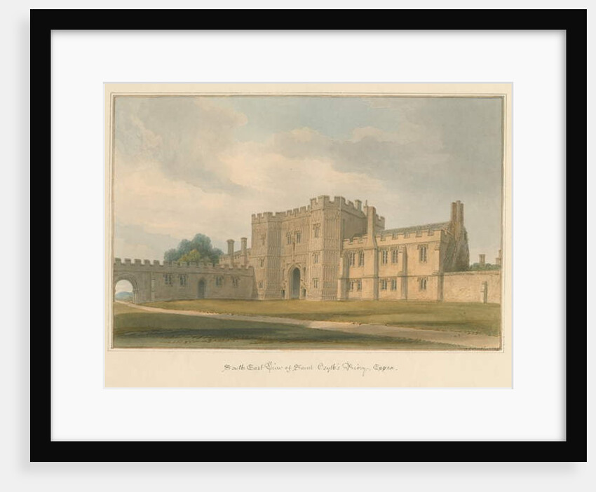 Essex - Saint Osyth's Priory, 1825 by John Chessell Buckler