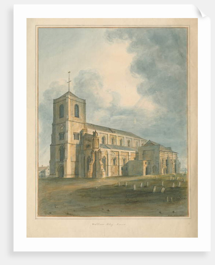 Essex - Waltham Abbey, 1802 by John Buckler
