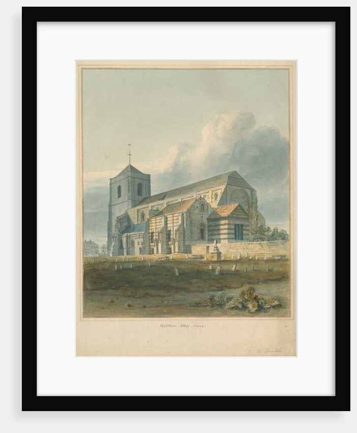 Essex - Waltham Abbey, 1802 by John Buckler