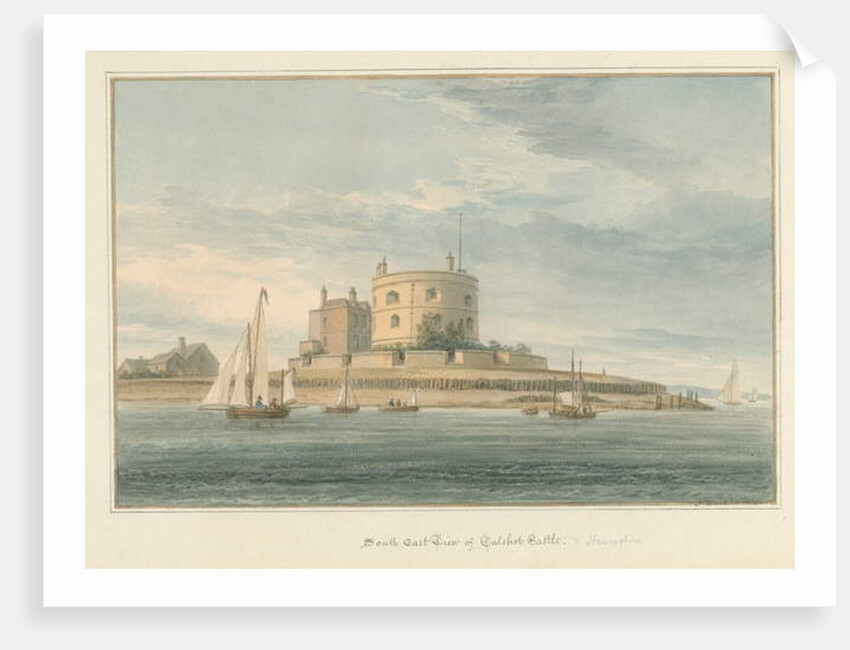 Hampshire - Calshot Castle, 1824 by John Buckler
