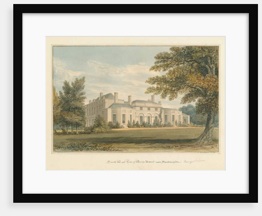 Hampshire - Southampton - Bevis Mount, 1824 by John Buckler