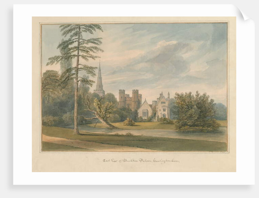 Huntingdonshire - Buckden Palace, 1799 by John Buckler
