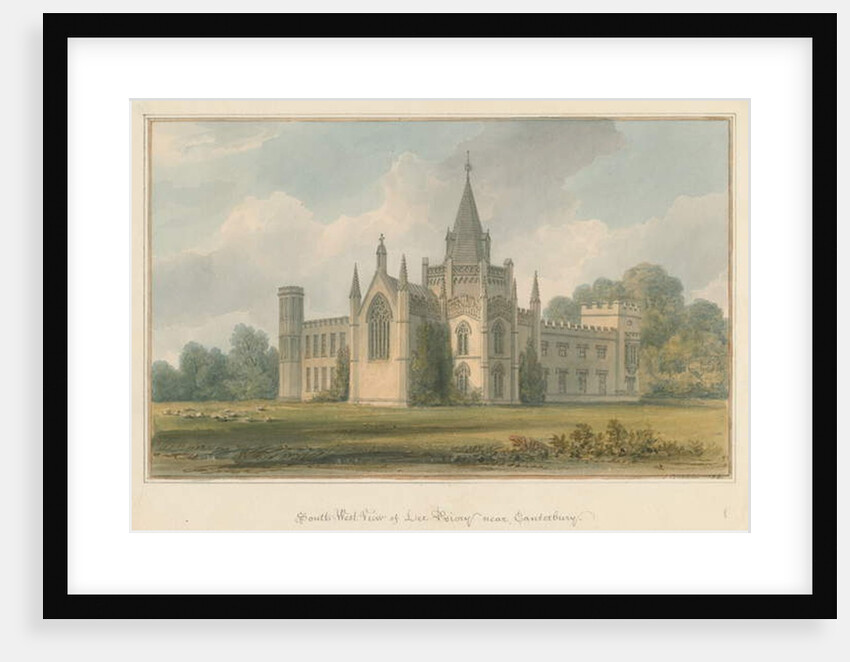 Kent - Canterbury - Lee Priory, 1826 by John Buckler