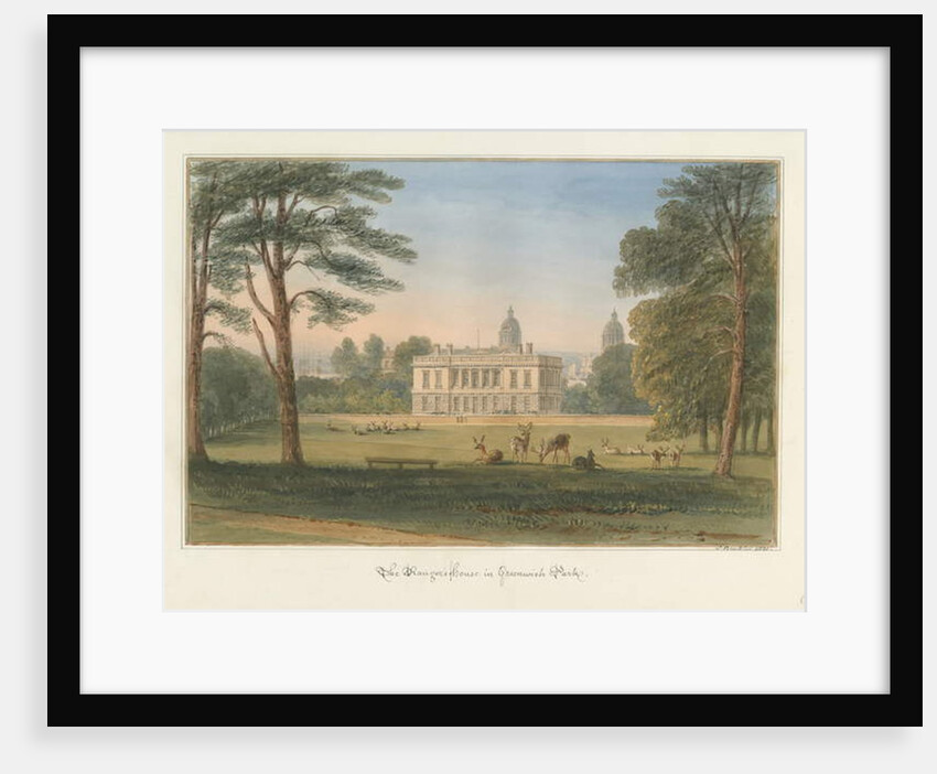 Kent - Greenwich Park - The Ranger's House, 1831 by John Buckler