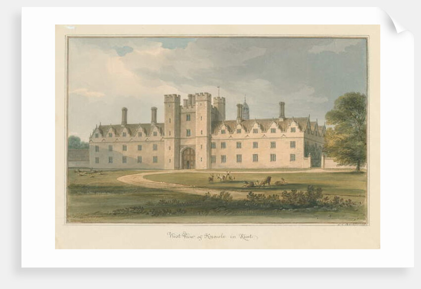 Kent - Knowle, 1811 by John Chessell Buckler