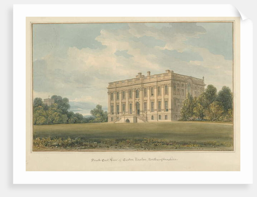 Northamptonshire - Easton Nest, 1824 by John Buckler