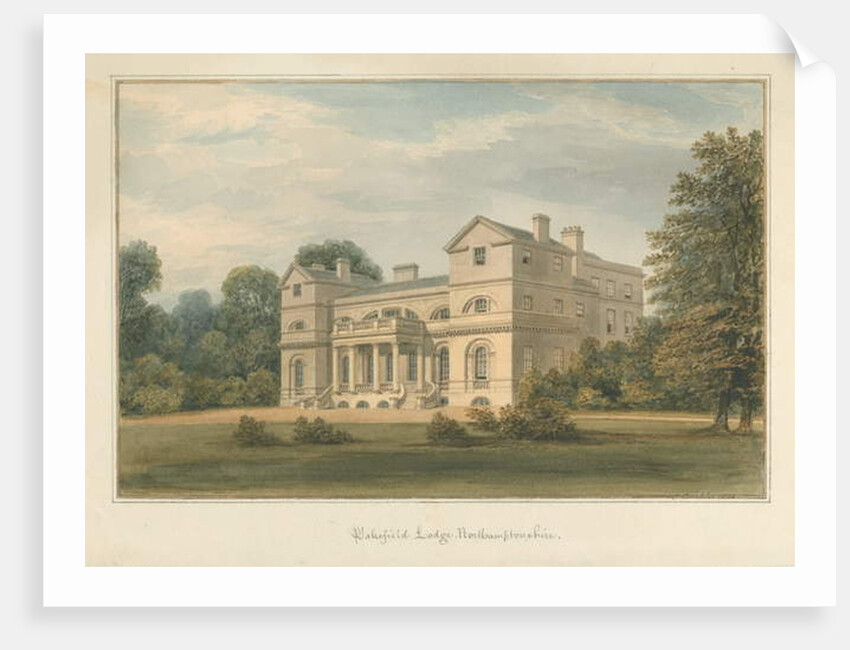 Northamptonshire - Wakefield Lodge, 1824 by John Buckler