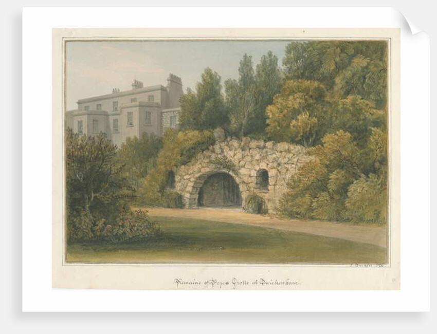 Middlesex - Twickenham - Pope's Grotto, 1826 by John Buckler