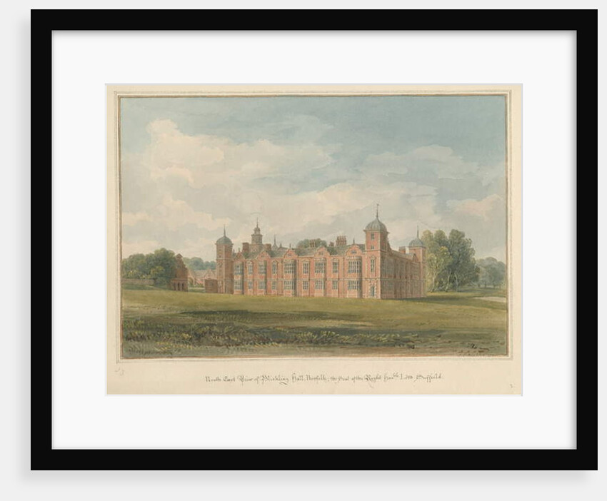 Norfolk - Blickling Hall, 1820 by John Chessell Buckler