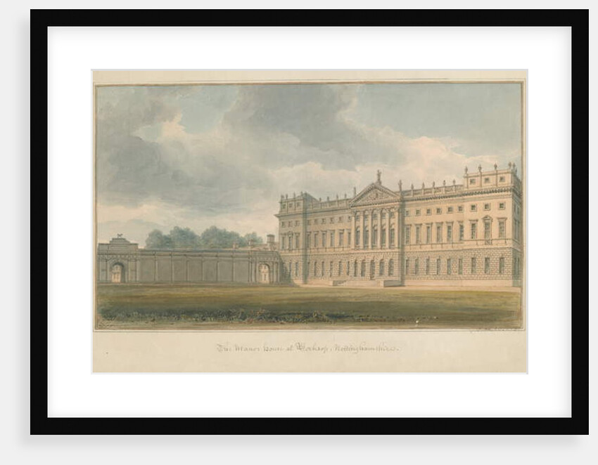 Nottinghamshire - Worksop - Manor House, 1813 by John Buckler