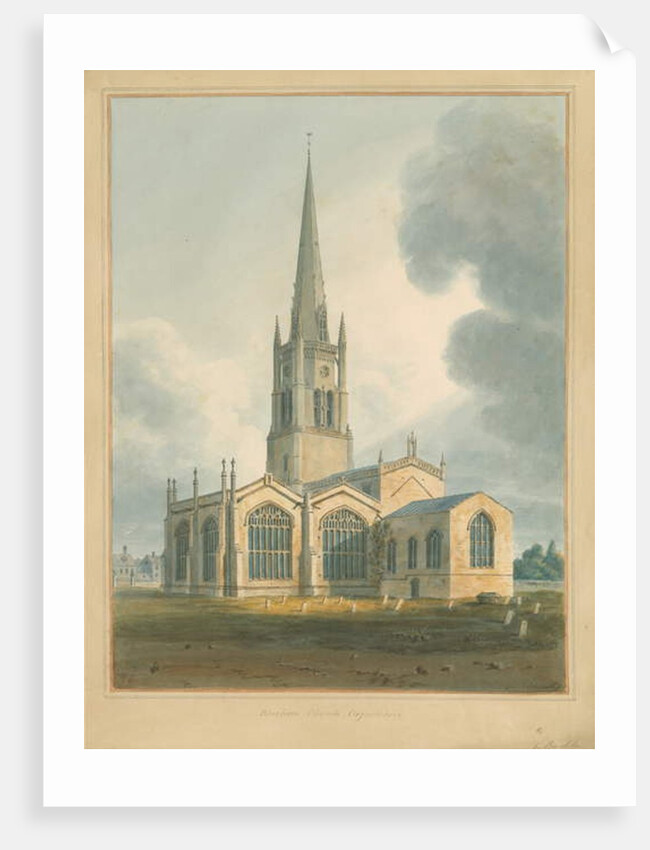 Oxfordshire - Bloxham Church, 1802 by John Buckler