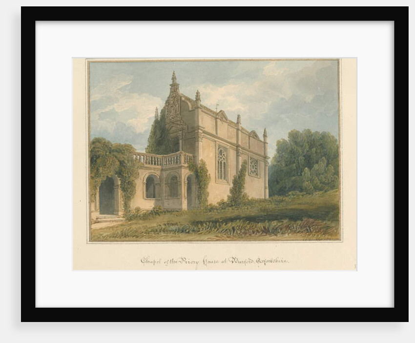 Oxfordshire - Burford - Chapel of the Priory House, 1821 by John Chessell Buckler