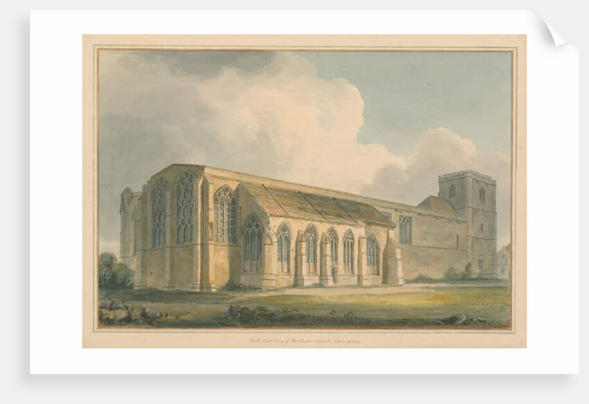 Oxfordshire - Dorchester Church, 1803 by John Buckler