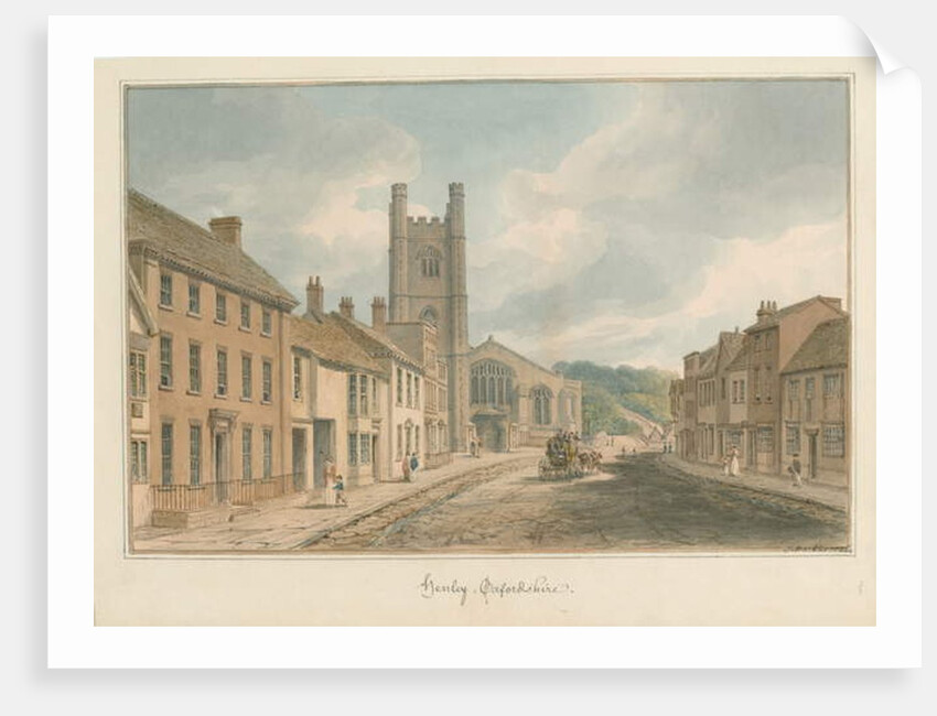 Oxfordshire - Henley upon Thames, 1826 by John Buckler