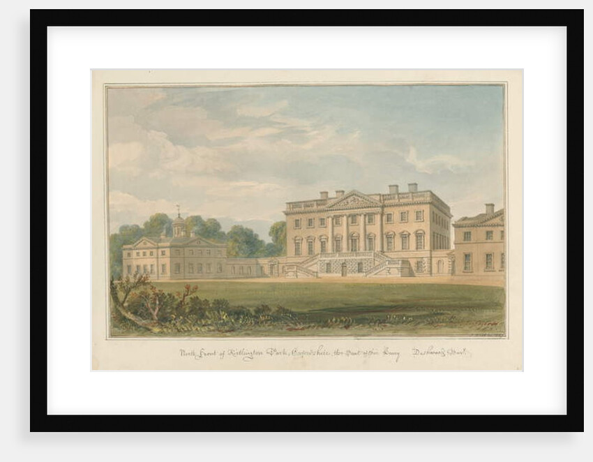Oxfordshire - Kirtlington Park, 1827 by John Buckler
