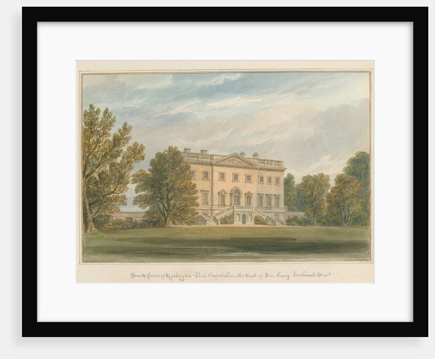 Oxfordshire - Kirtlington Park, 1827 by John Chessell Buckler