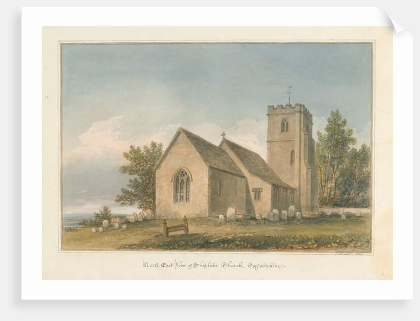 Oxfordshire - Shiplake Church, 1830 by John Buckler