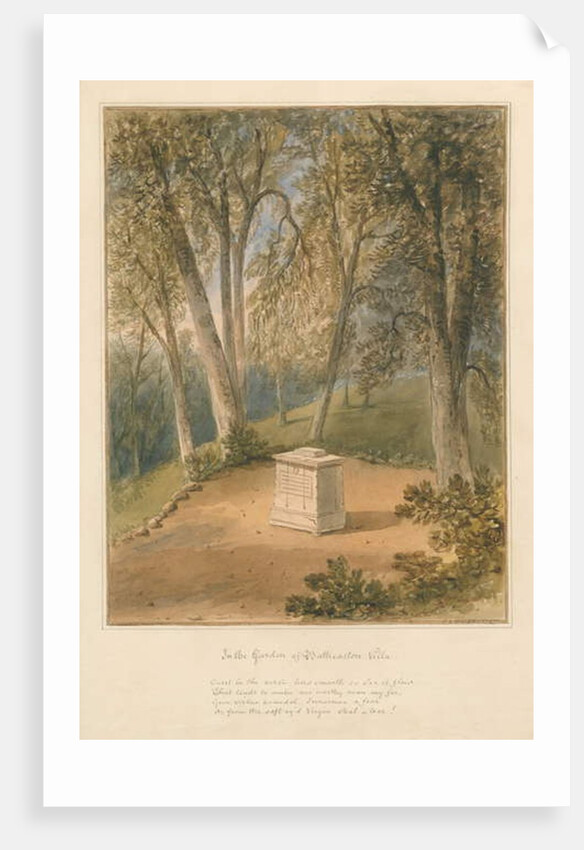 Somerset - Batheaston Villa Garden, 1827 by John Chessell Buckler