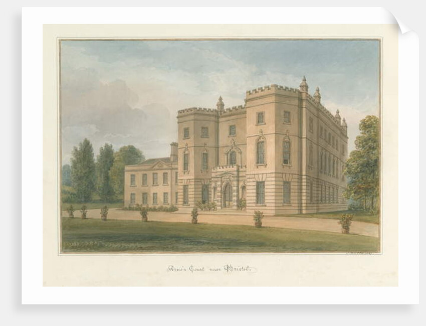 Somerset - Bristol - Arno's Court, 1827 by John Buckler