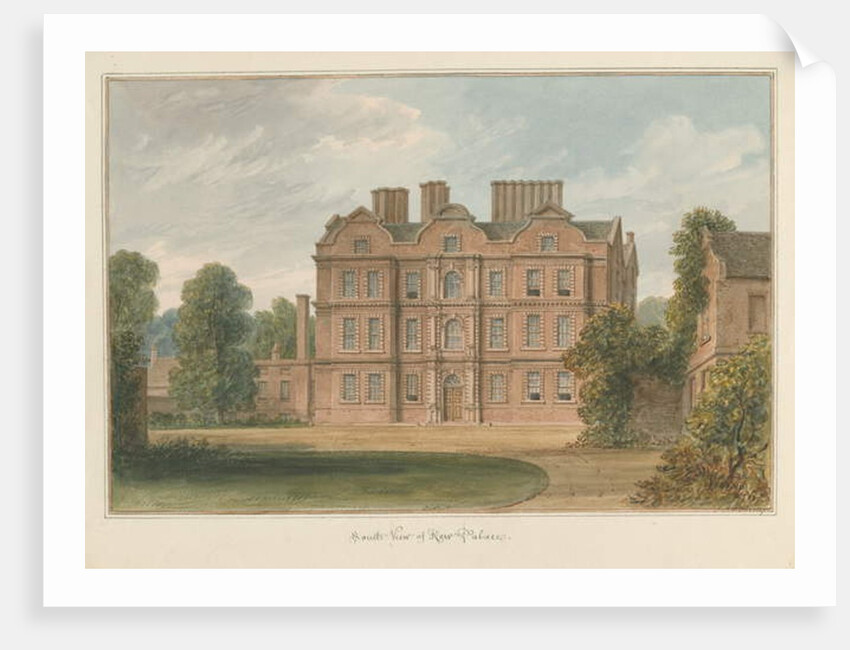 Surrey - Kew Palace, 1827 by John Buckler